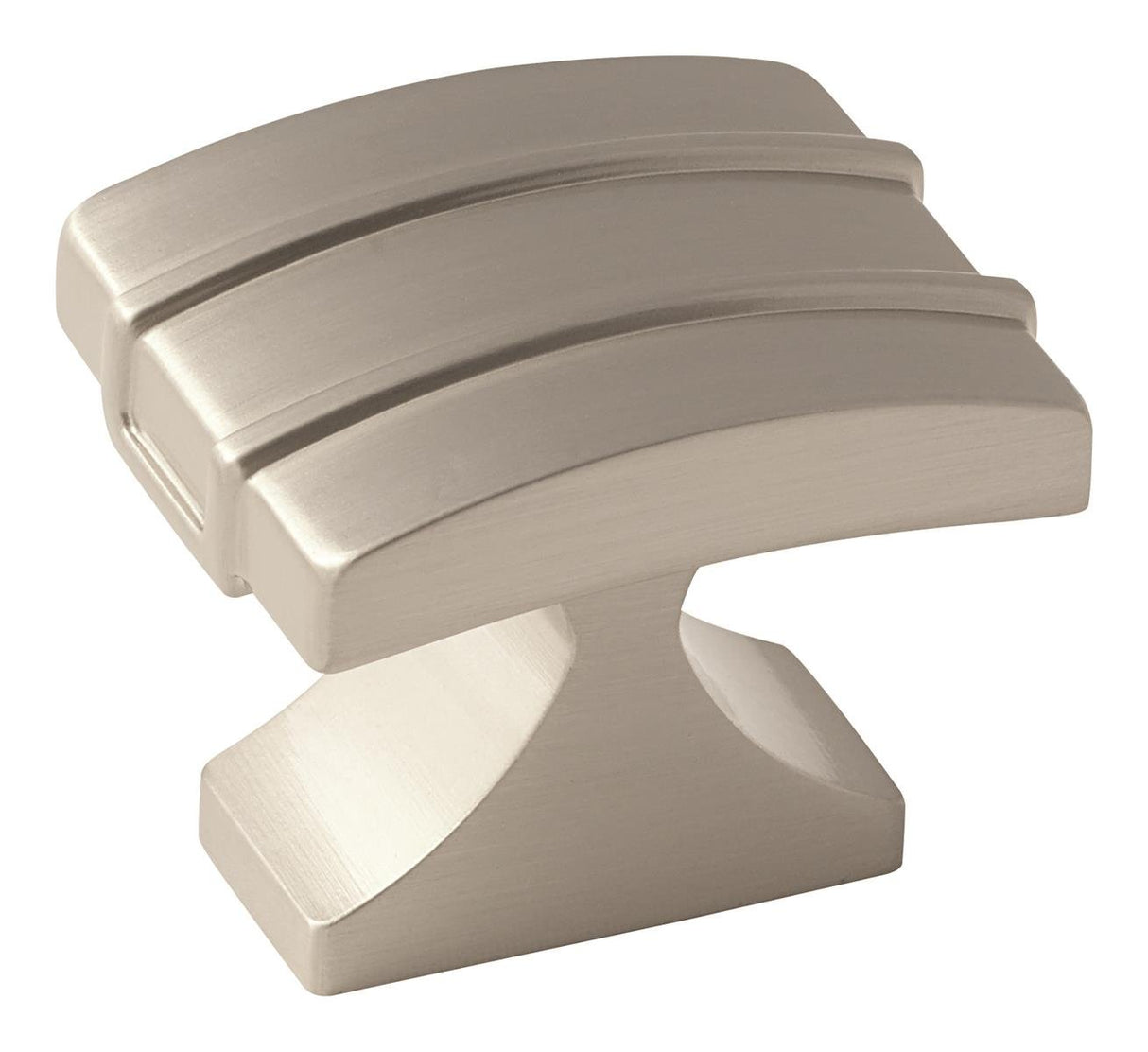 Amerock Cabinet Knob Satin Nickel 1-1/2 inch (38 mm) Length Davenport 1 Pack Drawer Knob Cabinet Hardware