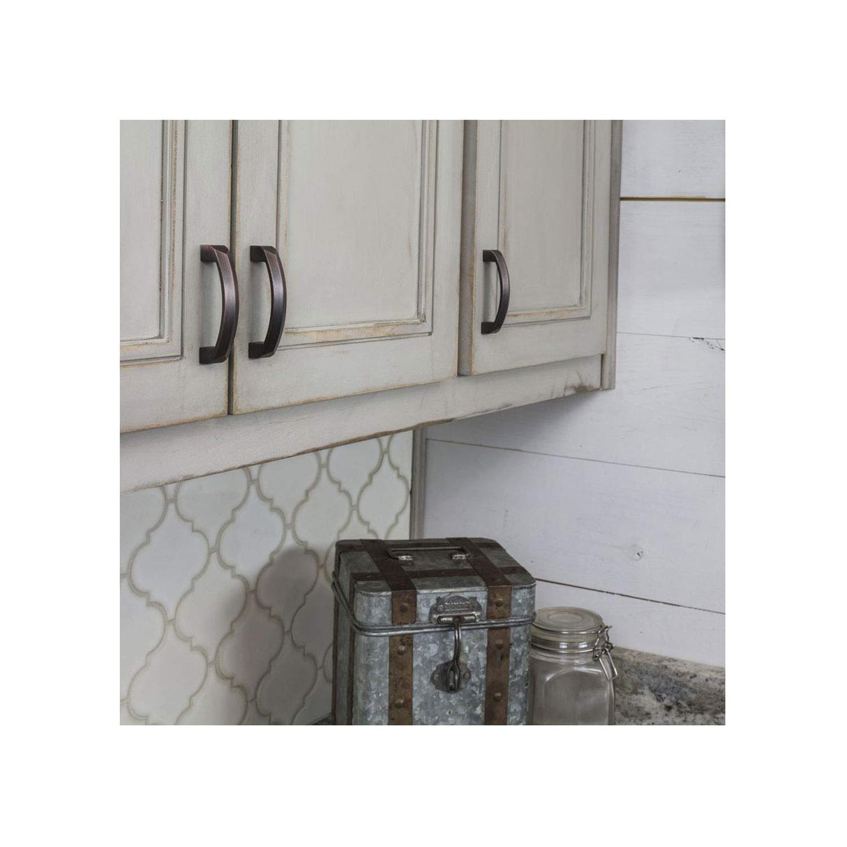 KasaWare K4413BORB-8 3-1/2" Overall Length Square Pull, 8-pack