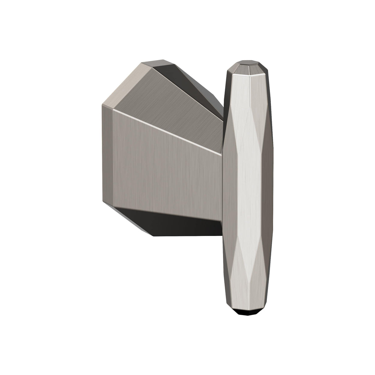 Amerock BH36040G10 Brushed Nickel Single Robe Hook 3-7/16 in. (87 mm) Length Towel Holder St. Vincent Towel Hook for Bathroom Bathroom Hardware Bath Accessories