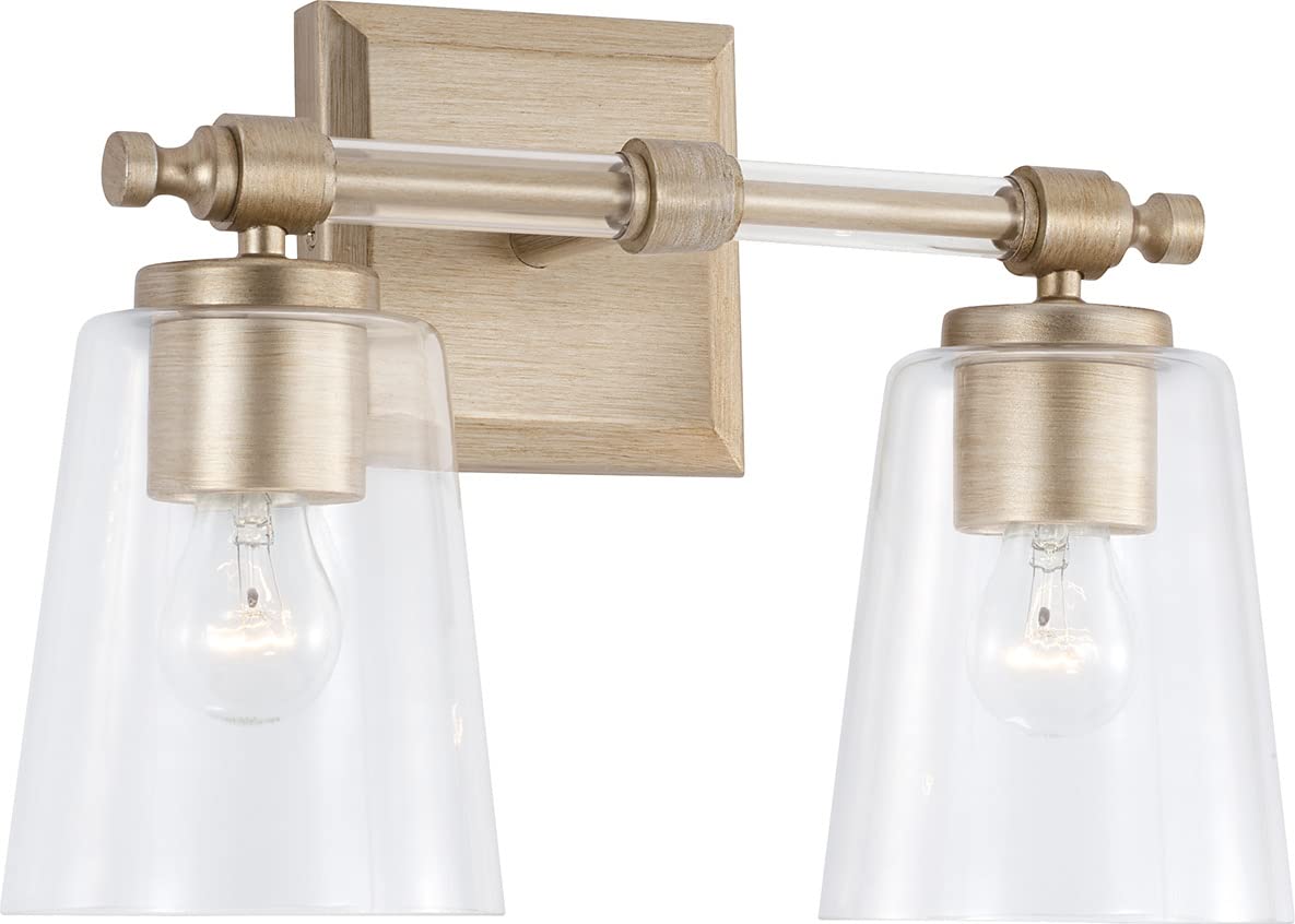 Capital Lighting 144821BS-523 Breigh 2 Light Vanity Brushed Champagne