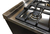 Verona VDFSGG365GB Designer 36" Gas Single Oven Range - Gloss Black