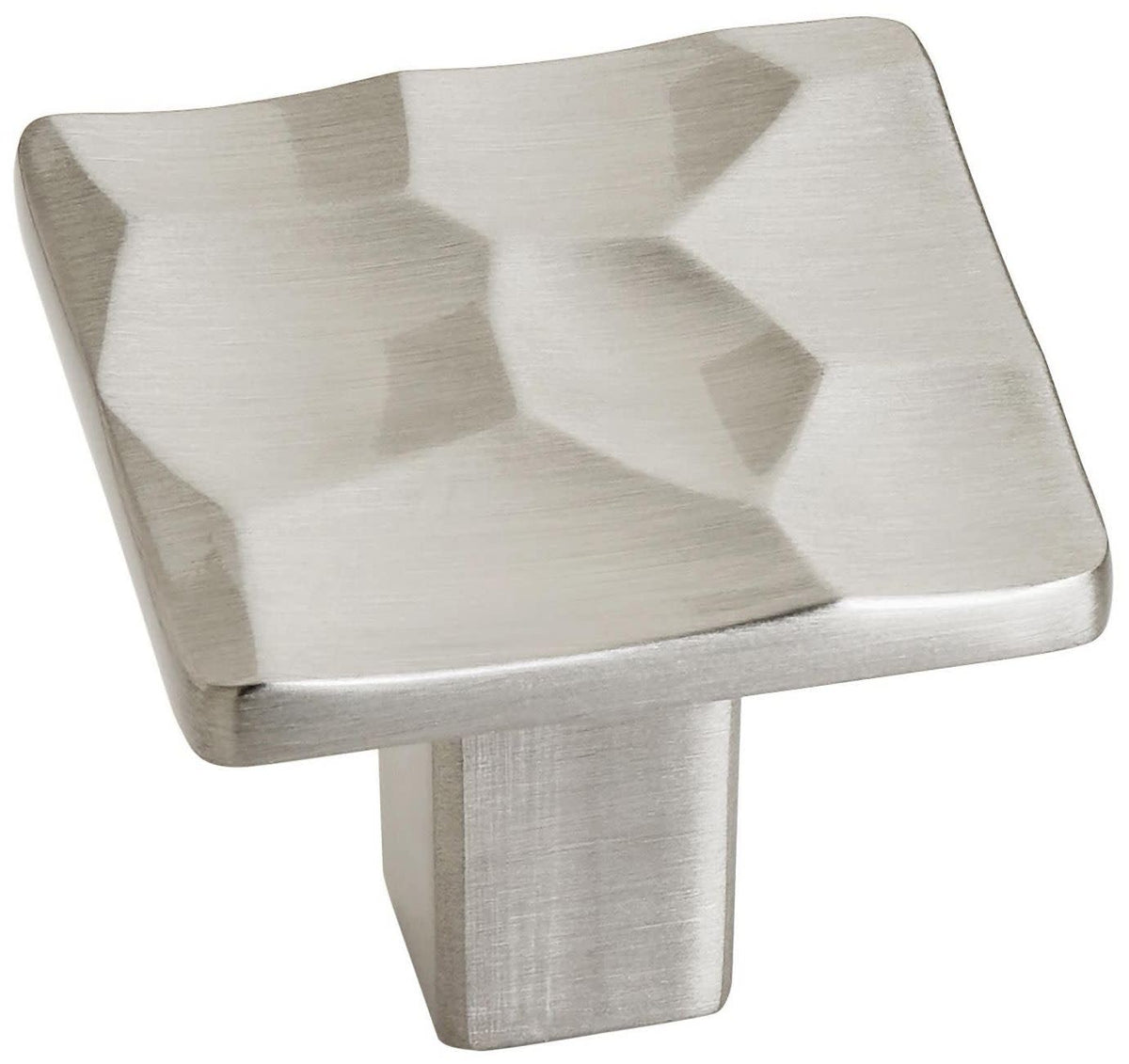Amerock Cabinet Knob Satin Nickel 1-3/16 inch (30 mm) Length Kamari 1 Pack Drawer Knob Cabinet Hardware