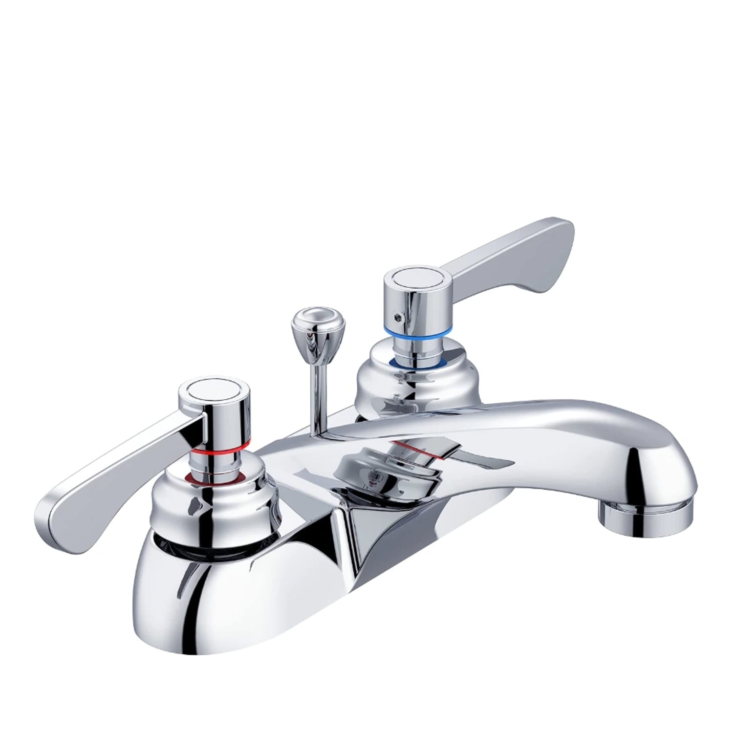 Gerber GC444551 Chrome Commercial Two Handle Centerset Lavatory Faucet W/ Metal POP...