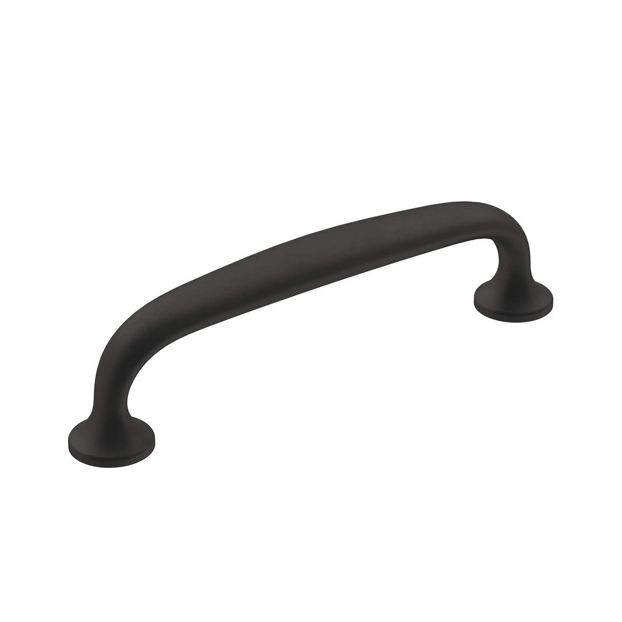 Amerock Cabinet Pull Matte Black 3-3/4 inch (96 mm) Center-to-Center Renown 1 Pack Drawer Pull Cabinet Handle Cabinet Hardware