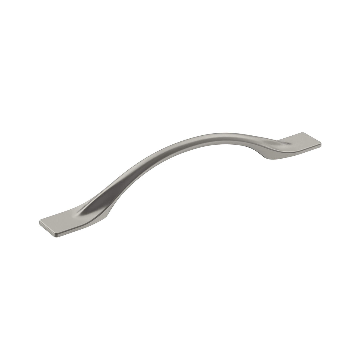 Amerock Cabinet Pull Satin Nickel 5-1/16 inch (128 mm) Center-to-Center Uprise 1 Pack Drawer Pull Cabinet Handle Cabinet Hardware