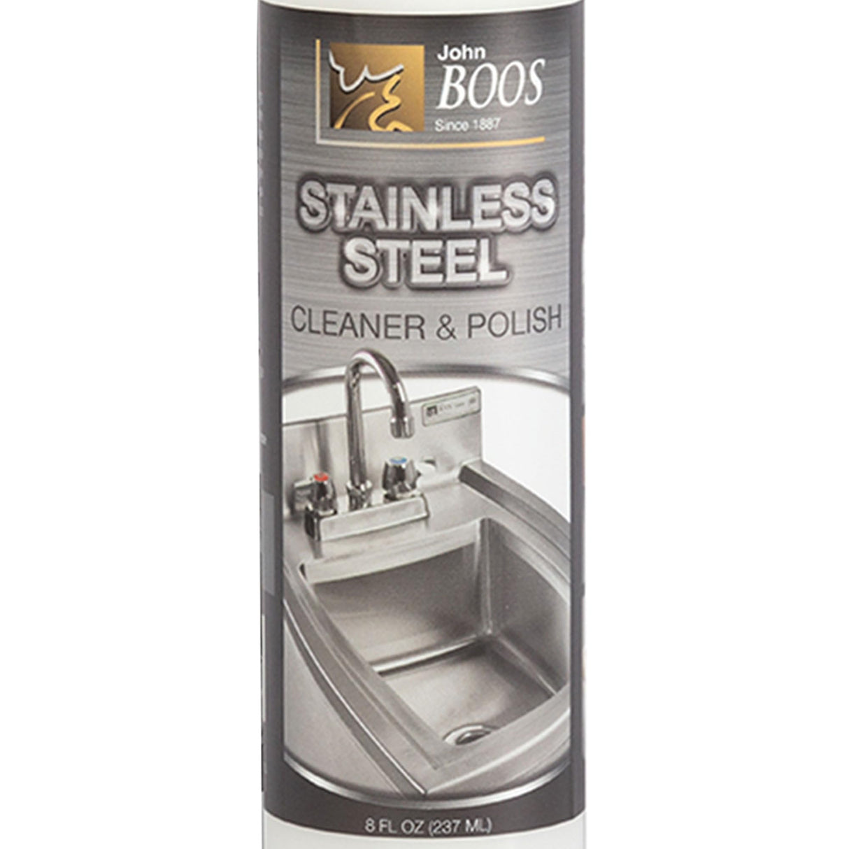 John Boos BSC-3 Stainless Steel Cleaner (Set of 3), 8 oz BOOS STAINLESS CLEANER 3-PACK
