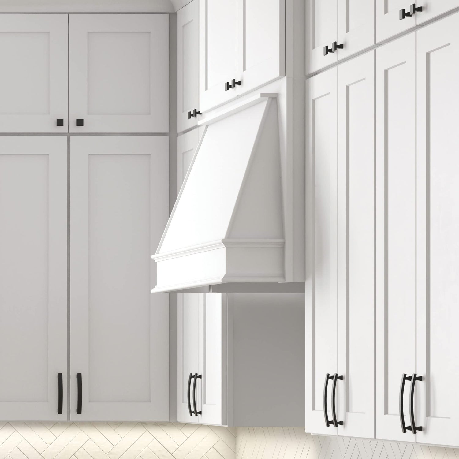 Elements 449-3SN 3" Center-to-Center Satin Nickel Square Hadly Cabinet Pull