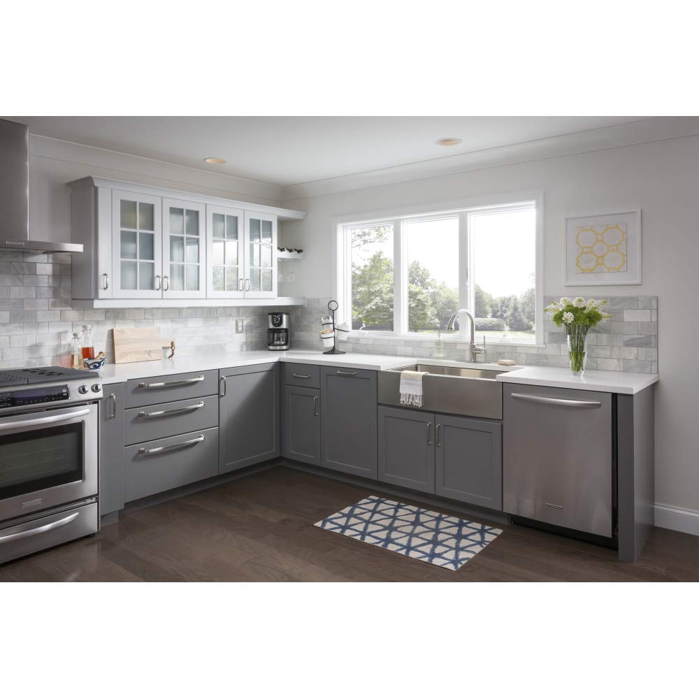 Jeffrey Alexander MO6373-12MB 12" Center-to-Center Matte Black Belcastel 1 Appliance Handle