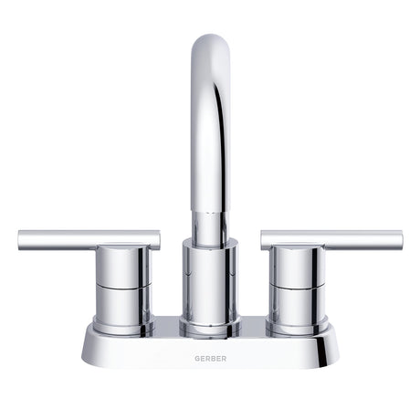 Gerber D307158 Parma Two Handle Centerset Bathroom Faucet With Metal Pop-up DRA...