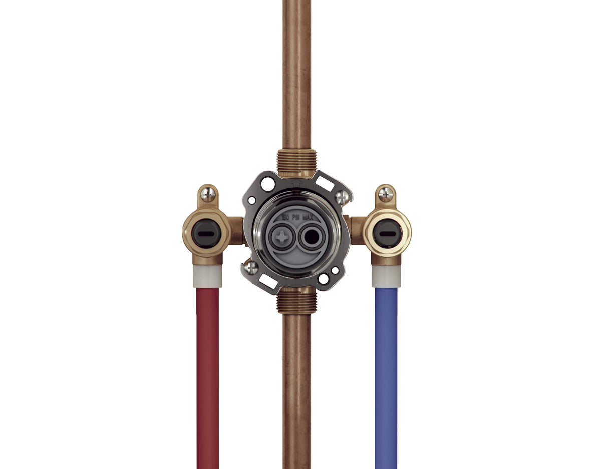 Gerber G00GS527S No Finish Treysta Tub & Shower Valve- Vertical Inputs With STOPS...
