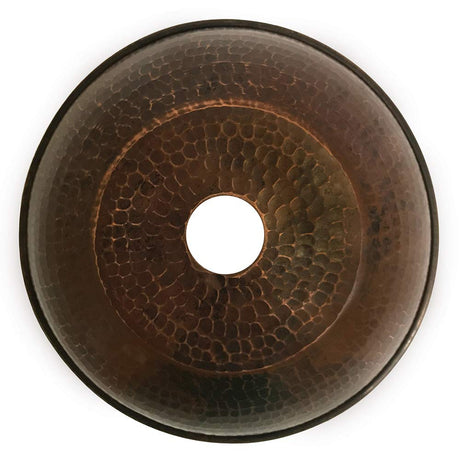 Premier Copper Products SH-L200DB Hand Hammered Copper 8.5-Inch Dome Pendant Light Shade