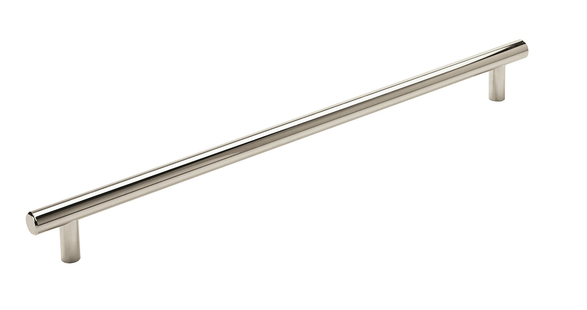 Amerock Appliance Pull Polished Nickel 18 inch (457 mm) Center to Center Bar Pulls 1 Pack Drawer Pull Drawer Handle Cabinet Hardware