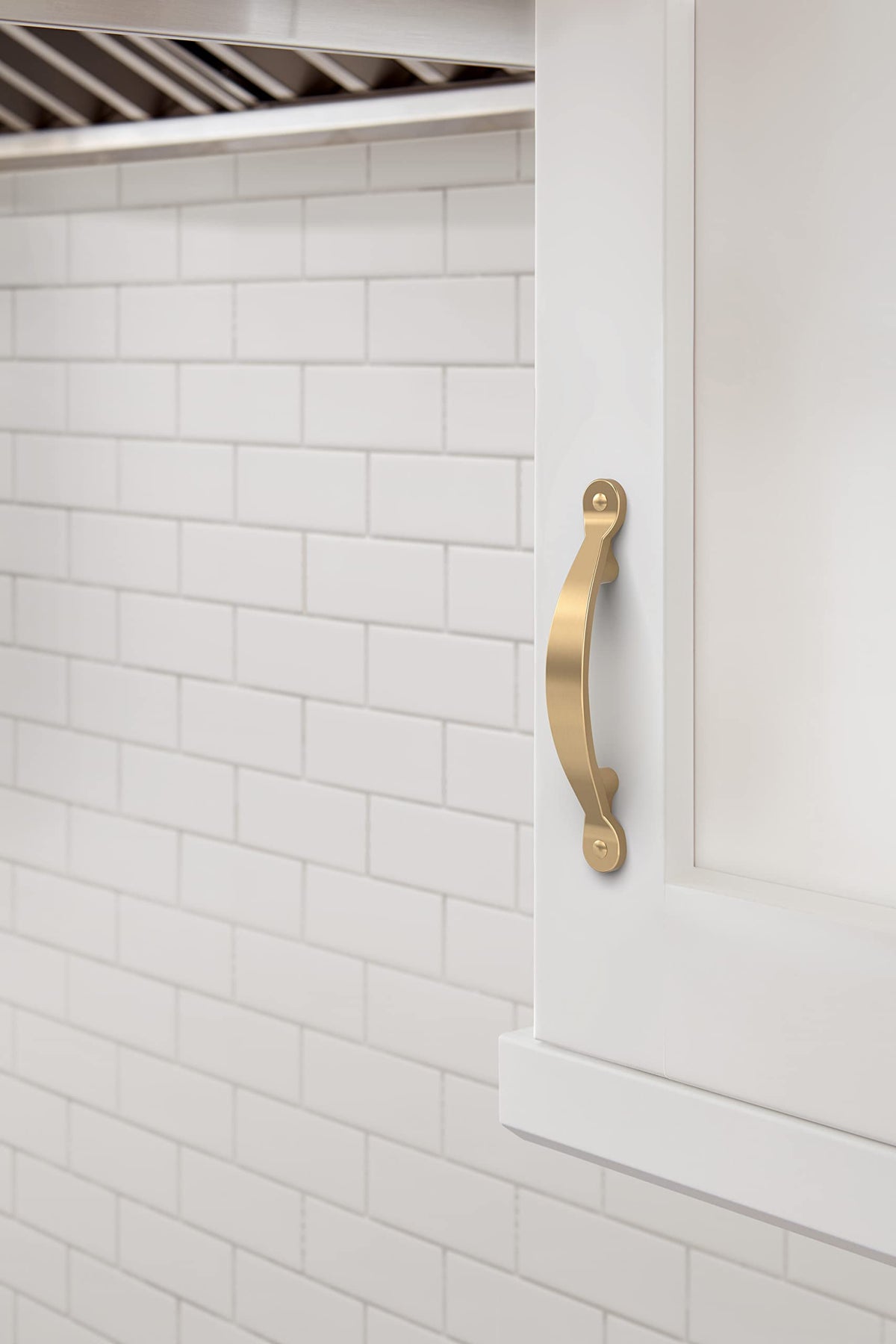 Amerock Cabinet Pull Champagne Bronze 3 in (76 mm) Center-to-Center Drawer Pull Inspirations Kitchen and Bath Hardware Furniture Hardware