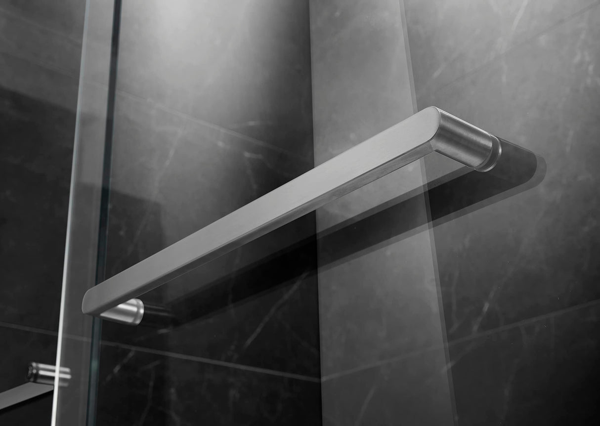 Essence 54'' * 76'' Framed Shower Door (Brushed Nickel)