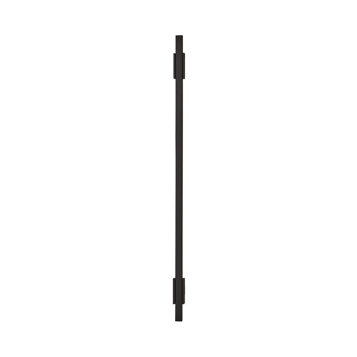 Amerock Cabinet Pull Matte Black/Matte Black 10-1/16 inch (256 mm) Center to Center Urbanite 1 Pack Drawer Pull Drawer Handle Cabinet Hardware