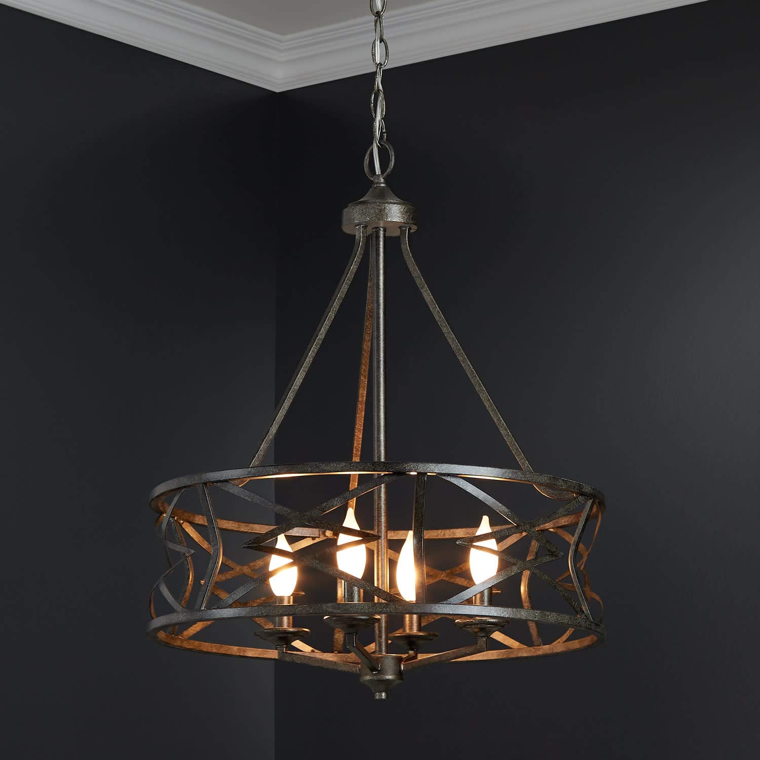 Millennium Lighting 2174-AS Lakewood Chandelier Light