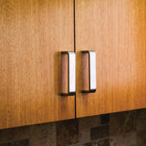 Elements 193-96MB 96 mm Center-to-Center Matte Black Square Asher Cabinet Pull