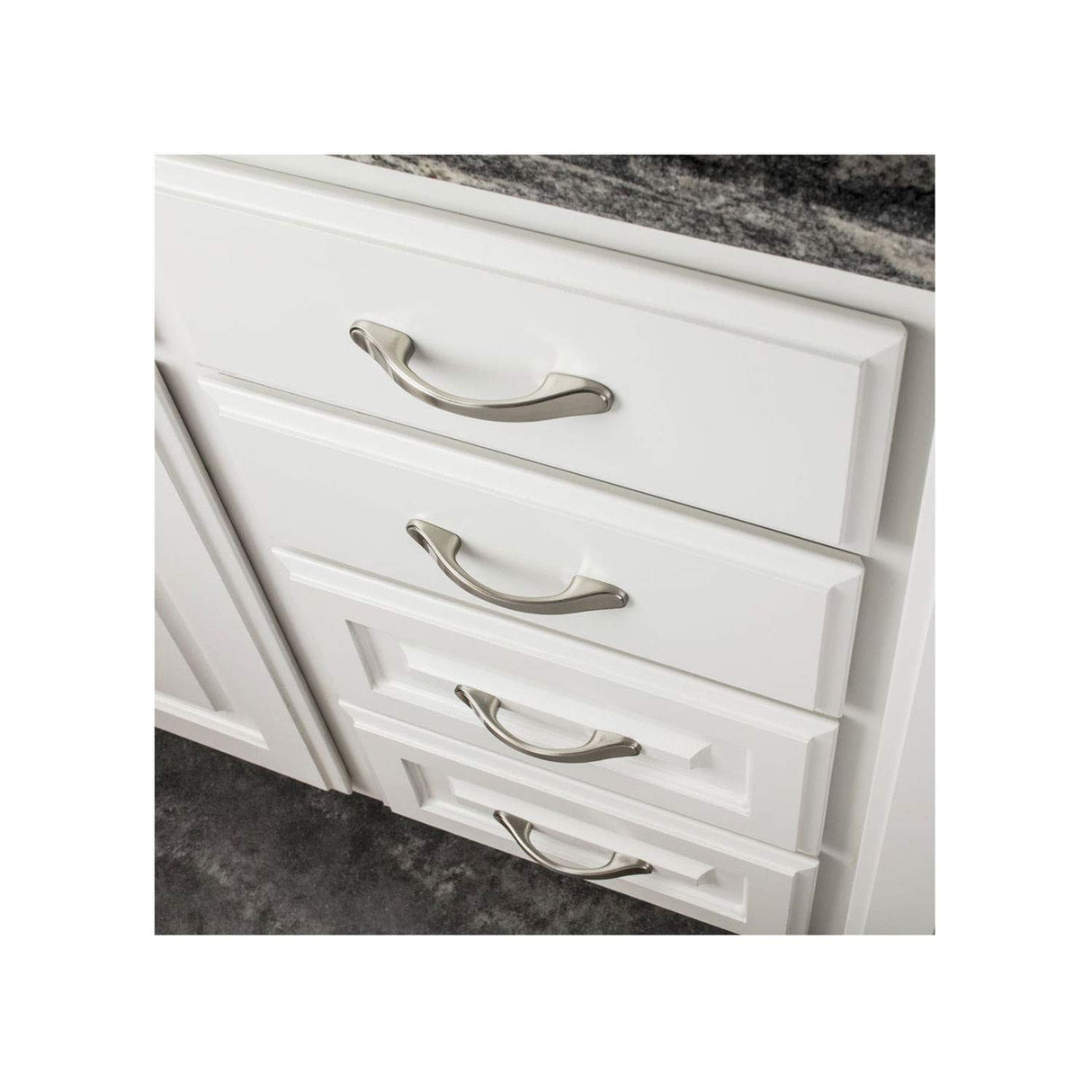 KasaWare K6343SN-8 5-1/8" Overall Length Transitional Pull, 8-pack