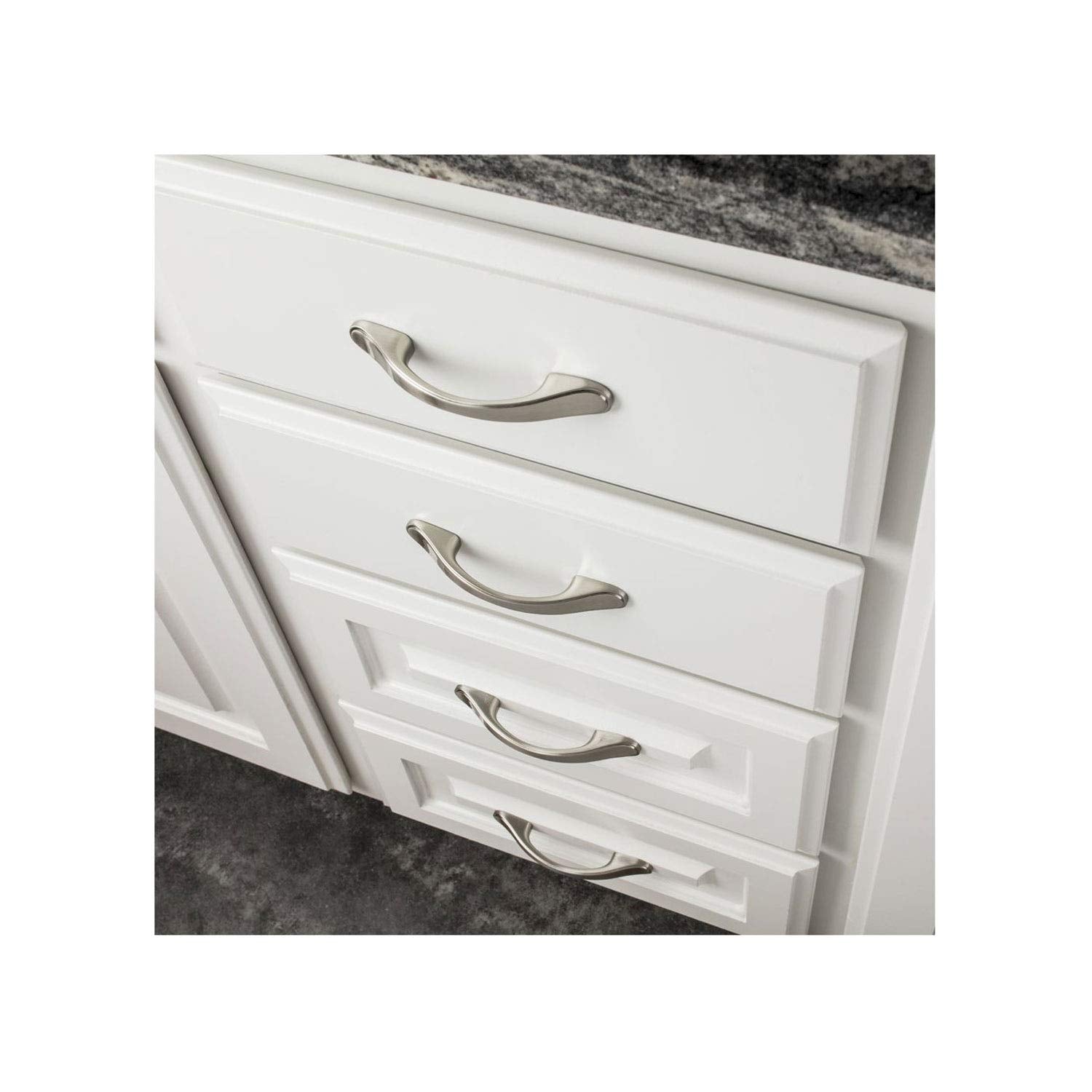 KasaWare K6343SN-8 5-1/8" Overall Length Transitional Pull, 8-pack