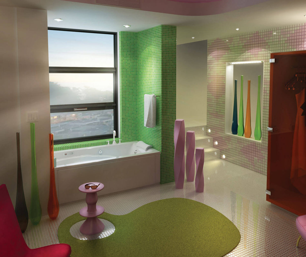 MAAX 101269-000-001-000 Optik 6636 Acrylic Alcove End Drain Bathtub in White