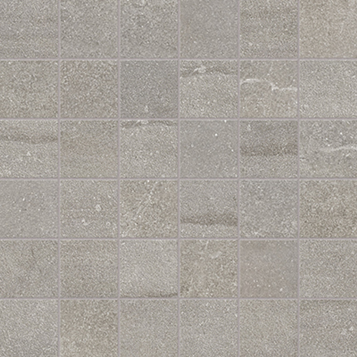 Anatolia Tile 2X2 Matte Crux Ash 36 Inch Porcelain Mosaics. 1 Sheet = 1.16 Sq. Ft. 4501-0074-0 (63-526) Ash 2x2 - premium natural stone mosaic tile from Anatolia Tile, available at PoshHaus showroom in Keene, NH