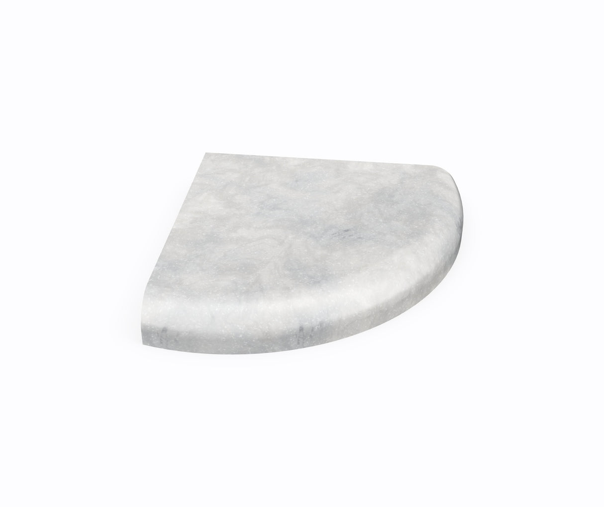 Swanstone™ 4-3/4"W x 4-3/4"D Ice Corner Shower Wall Soap Dish (2-Piece)