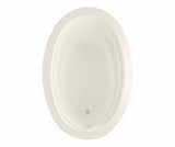 MAAX 106460-000-007 Arno 7242 Acrylic Drop-in End Drain Bathtub in Biscuit