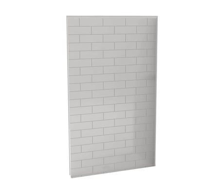 MAAX 103411-301-500 Utile 48 in. Composite Direct-to-Stud Back Wall in Metro Soft Grey