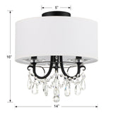 Othello 3 Light Polished Chrome Semi Flush Mount 6623-CH-CL-MWP_CEILING