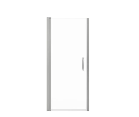 MAAX 138264-900-084-101 Manhattan 31-33 x 68 in. 6 mm Pivot Shower Door for Alcove Installation with Clear glass & Square Handle in Chrome