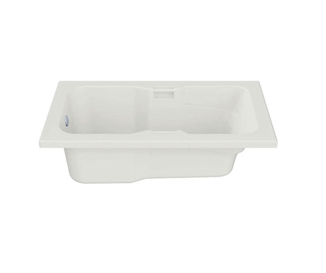 MAAX 102226-003-001-000 Lopez 6036 Acrylic Alcove End Drain Whirlpool Bathtub in White
