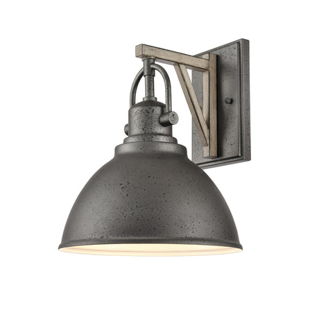 Elk 69650/1 North Shore 12.25'' High 1-Light Outdoor Sconce - Iron
