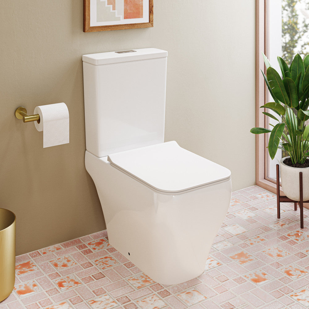 Nadar Two-Piece Elongated Toilet Dual-Flush 1.1/1.6 gpf