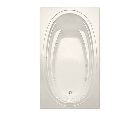 MAAX 106457-000-007 Panaro 6042 Acrylic Drop-in End Drain Bathtub in Biscuit