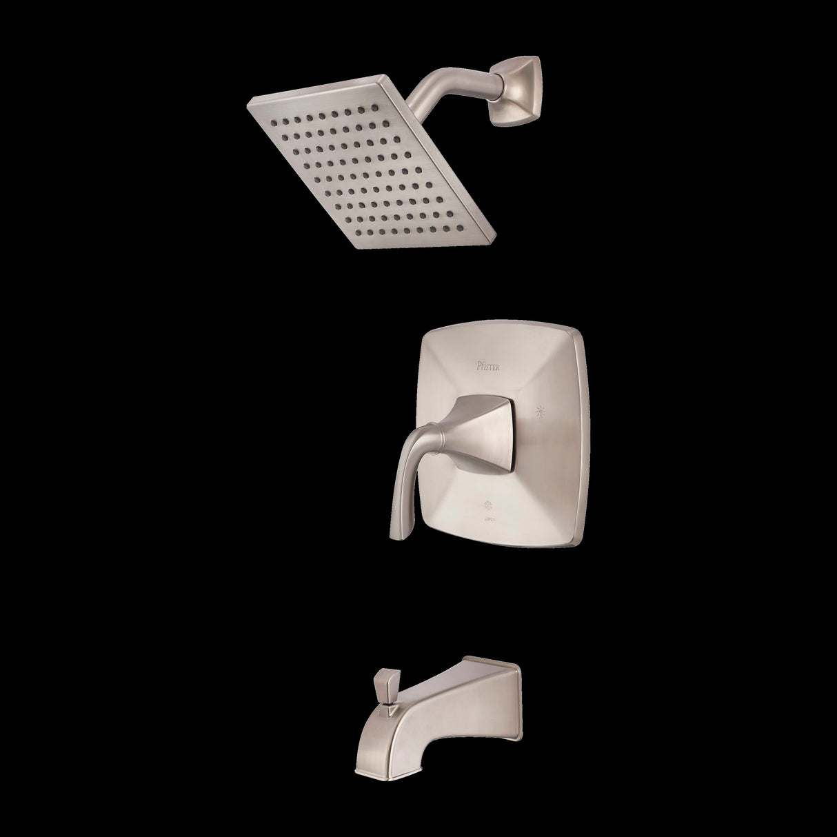 Bronson 1-Handle Tub/Shower Trim in Brushed Nickel