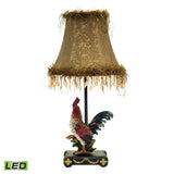 Elk 7-208-LED Petite Rooster 19'' High 1-Light Table Lamp - Multicolor - Includes LED Bulb