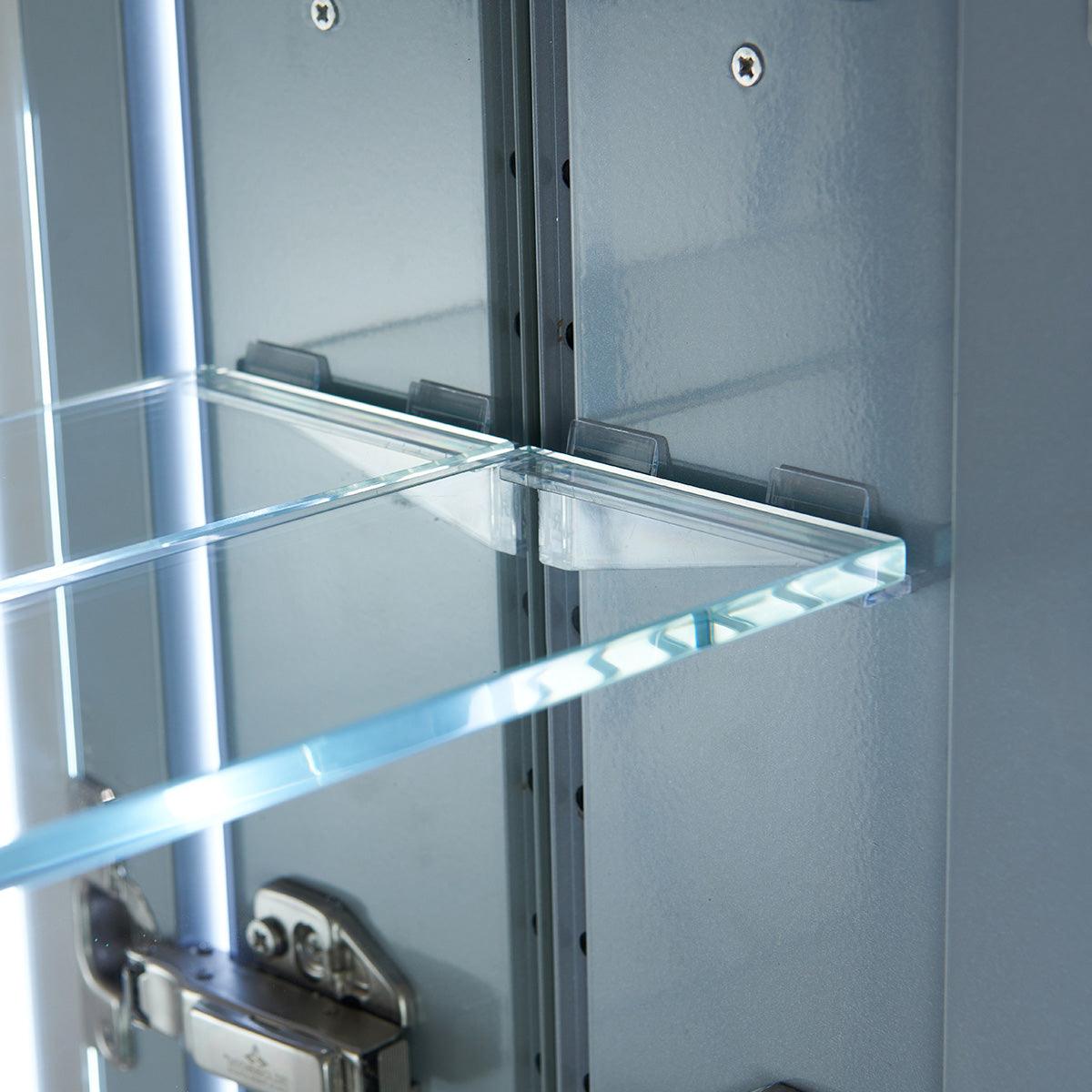 Capella LED Medicine Cabinet – Smart Vanity Mirror with Adjustable LED and Defogger