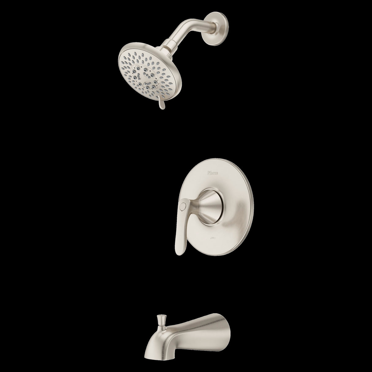 Weller 1-Handle Tub & Shower Trim in Brushed Nickel