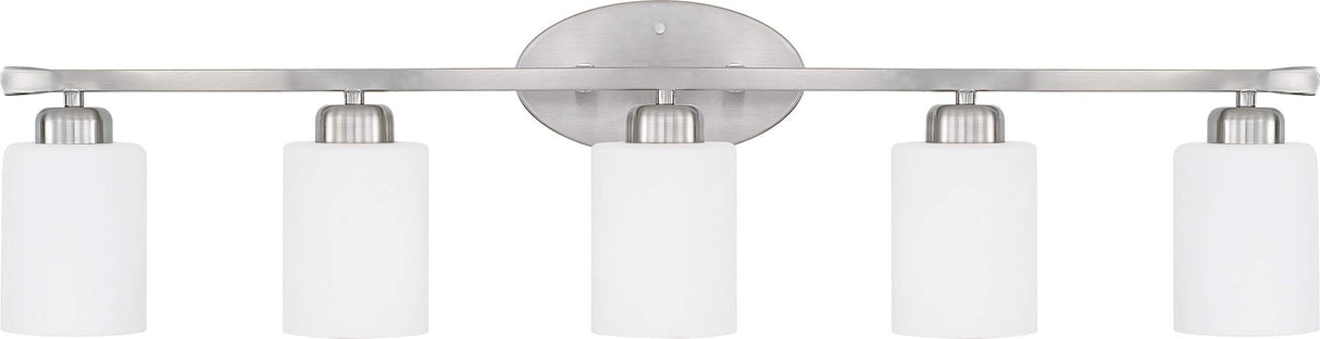 Capital Lighting 115251BN-338 Dixon 5 Light Vanity Brushed Nickel