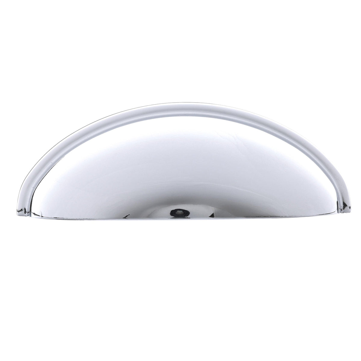 Amerock Cabinet Cup Pull Polished Chrome 3 inch (76 mm) Center-to-Center Ravino 1 Pack Drawer Pull Drawer Handle Cabinet Hardware