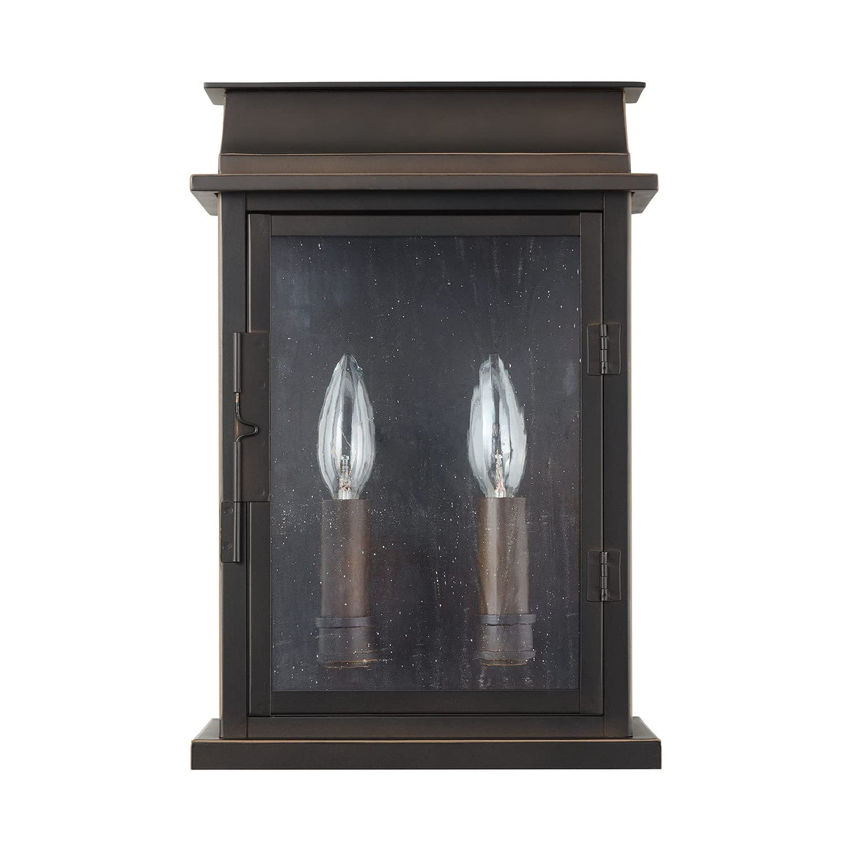 Capital Lighting 936822OZ Bolton 2 Light Outdoor Wall Lantern Oiled Bronze