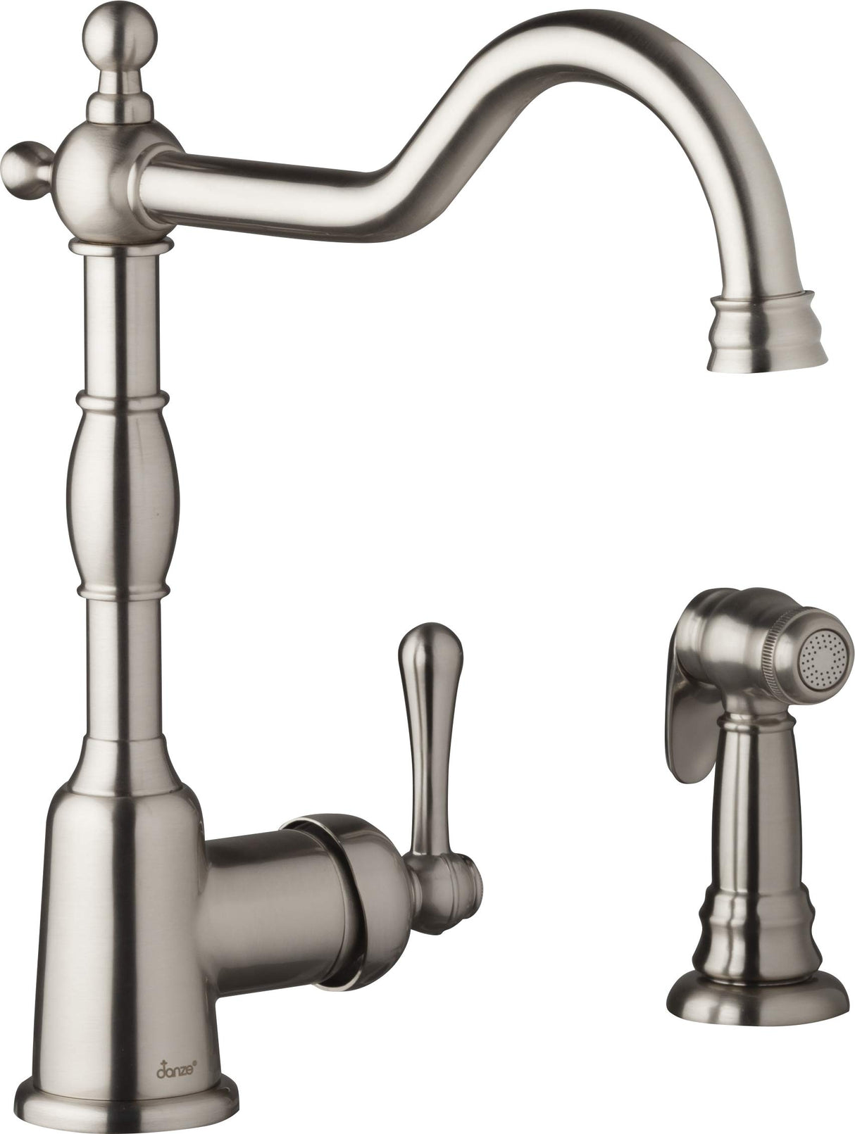 Gerber D401157SS Stainless Steel Opulence Single Handle Kitchen Faucet