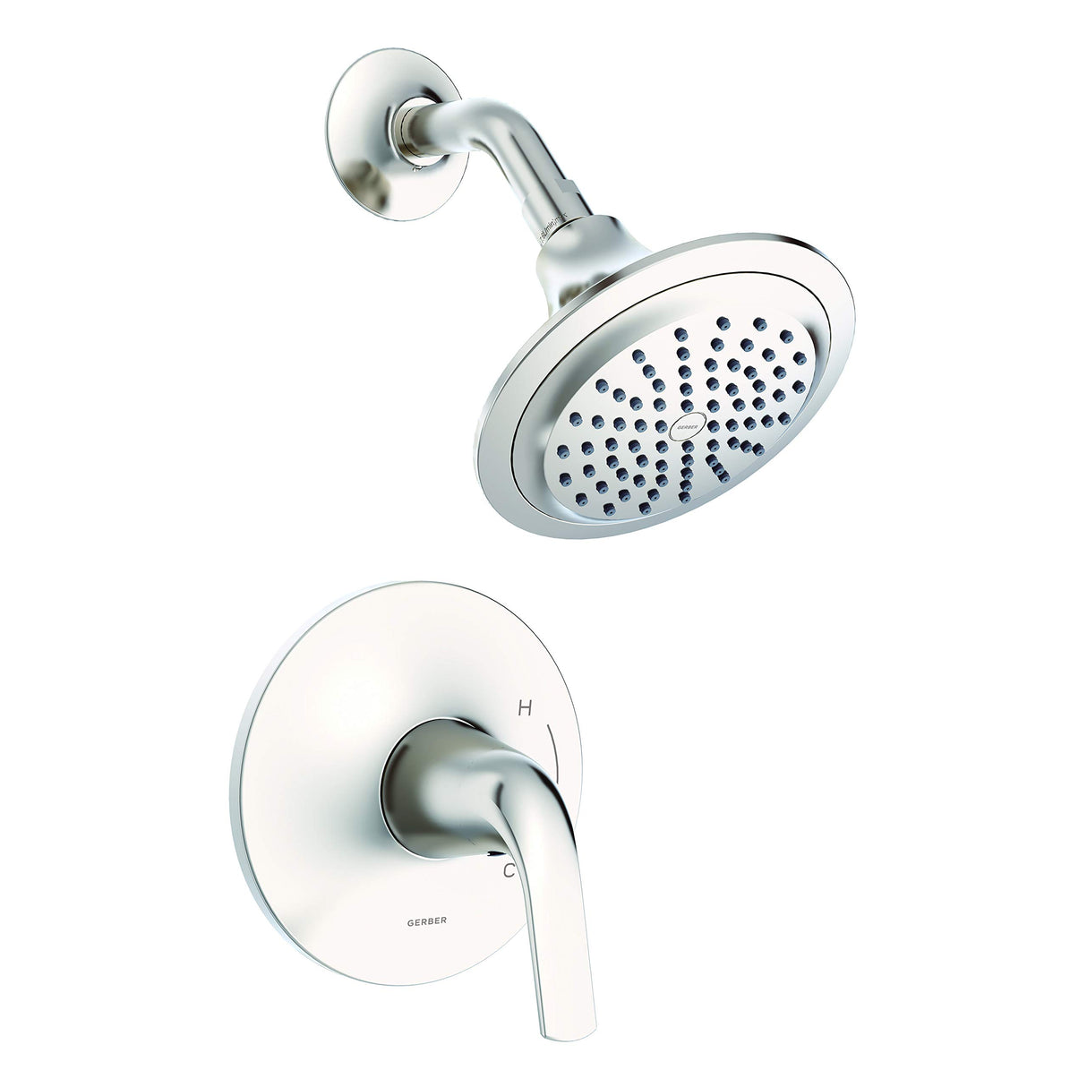 Gerber D501534BNTC Brushed Nickel Lemora Shower-only Trim Kit, 1.75GPM