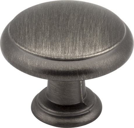 Elements 3940-DACM 1-3/16" Diameter Gun Metal Gatsby Cabinet Mushroom Knob