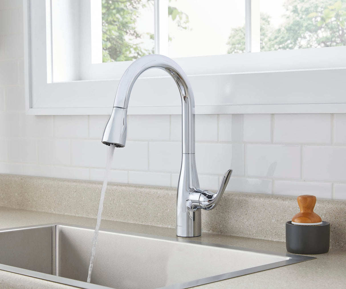 Gerber G0040164 Viper Single Handle Pull-down Kitchen Faucet - Chrome