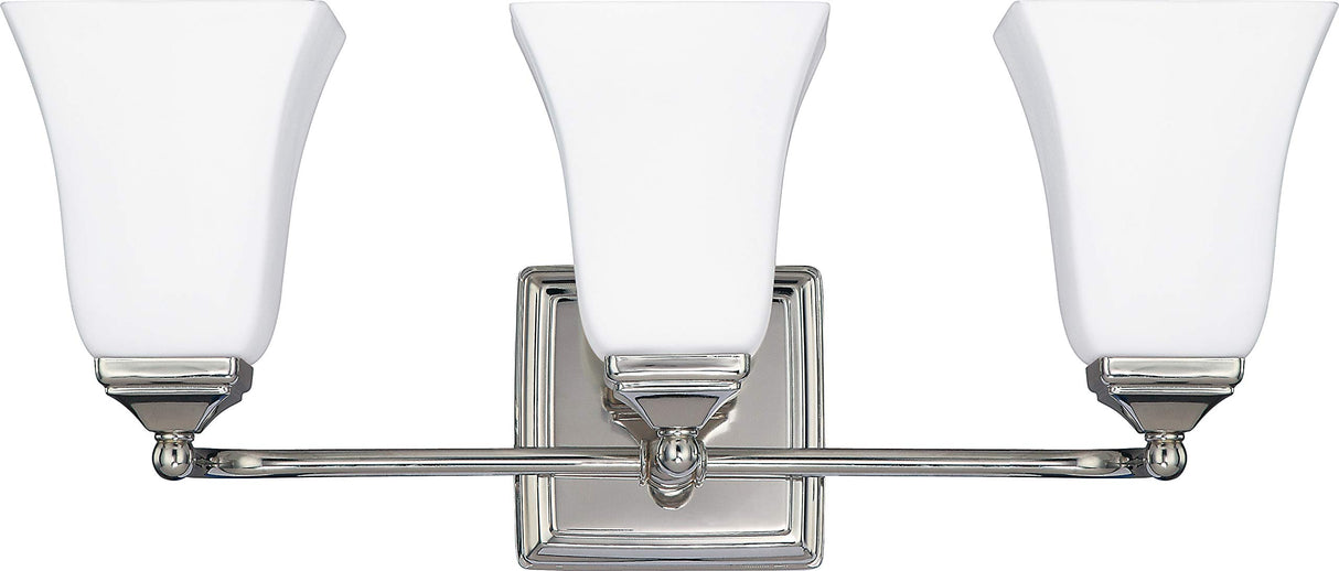 Capital Lighting 8453PN-119 Cade 3 Light Vanity Polished Nickel