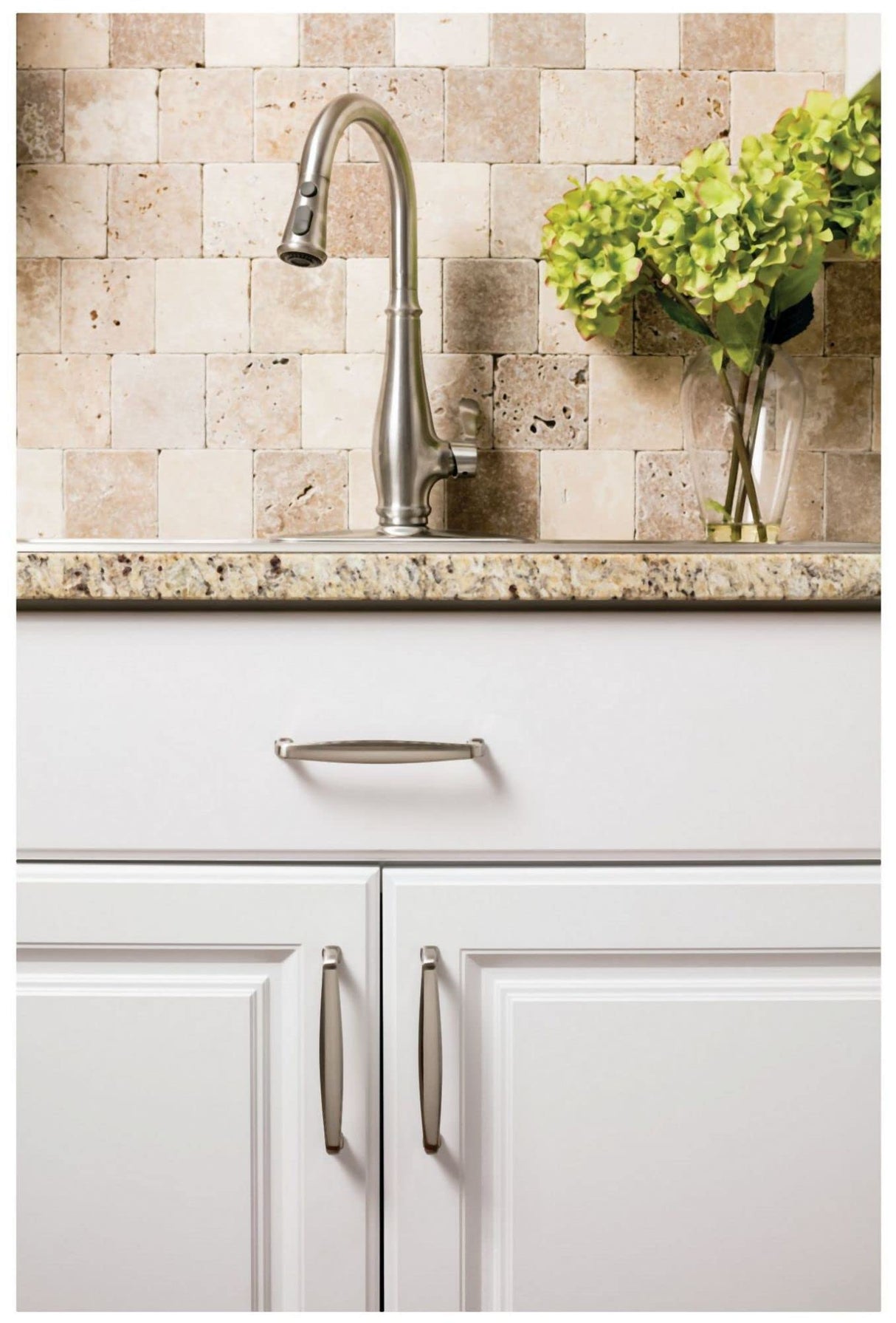 Jeffrey Alexander 1092-128BNBDL 128 mm Center-to-Center Brushed Pewter Square Milan 1 Cabinet Pull