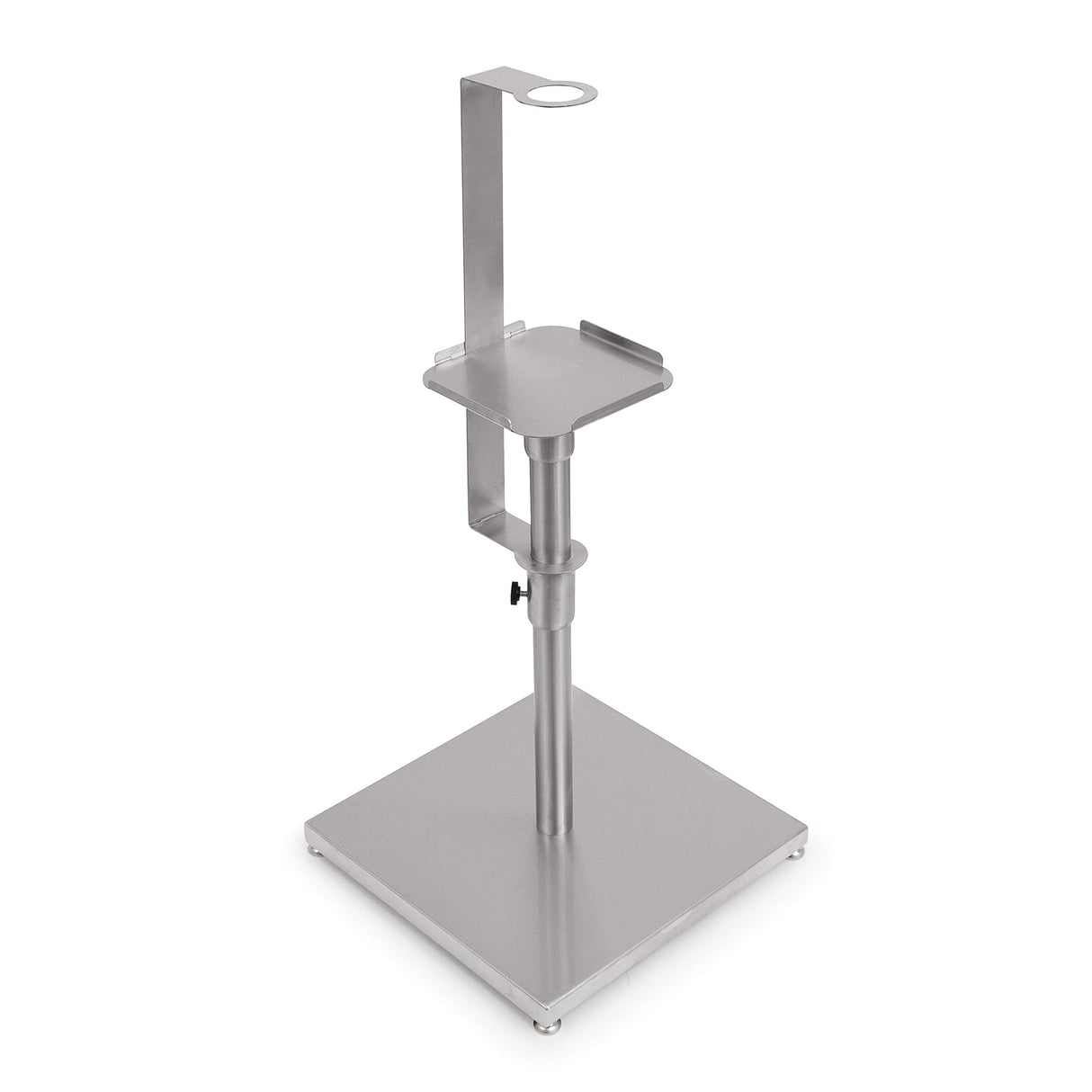 John Boos SDS-SB-2 Commercial Adjustable Stainless Steel Hand Sanitizer Jug Dispenser Holder/Stand, Maximum Height 40"