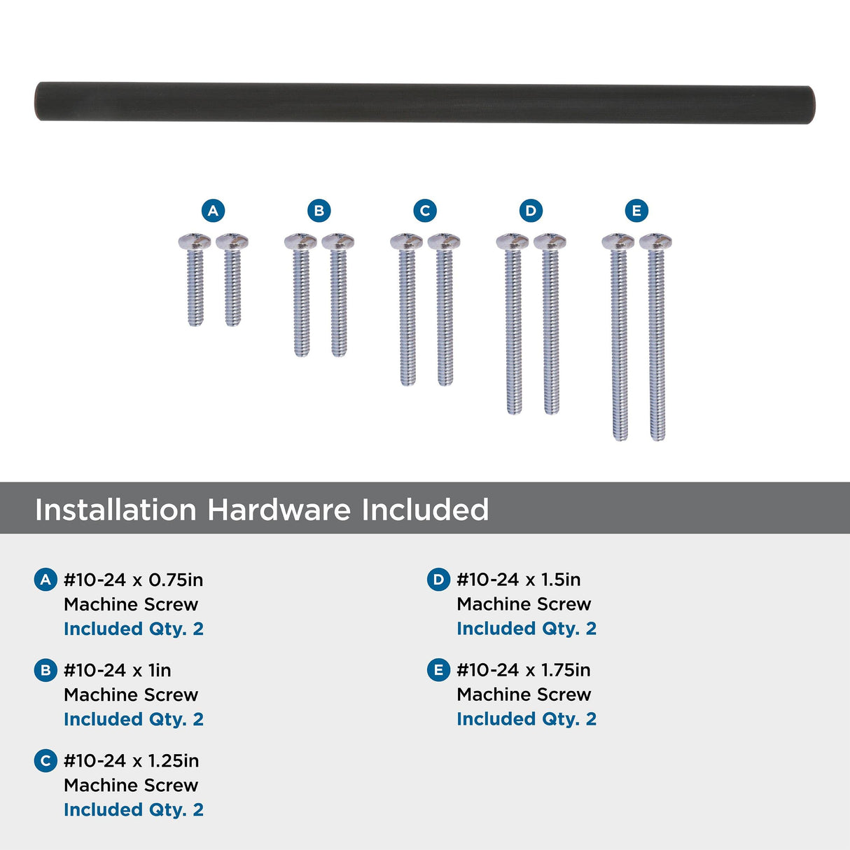 Amerock Appliance Pull Oil Rubbed Bronze 12 inch (305 mm) Center to Center Bar Pulls 1 Pack Drawer Pull Drawer Handle Cabinet Hardware