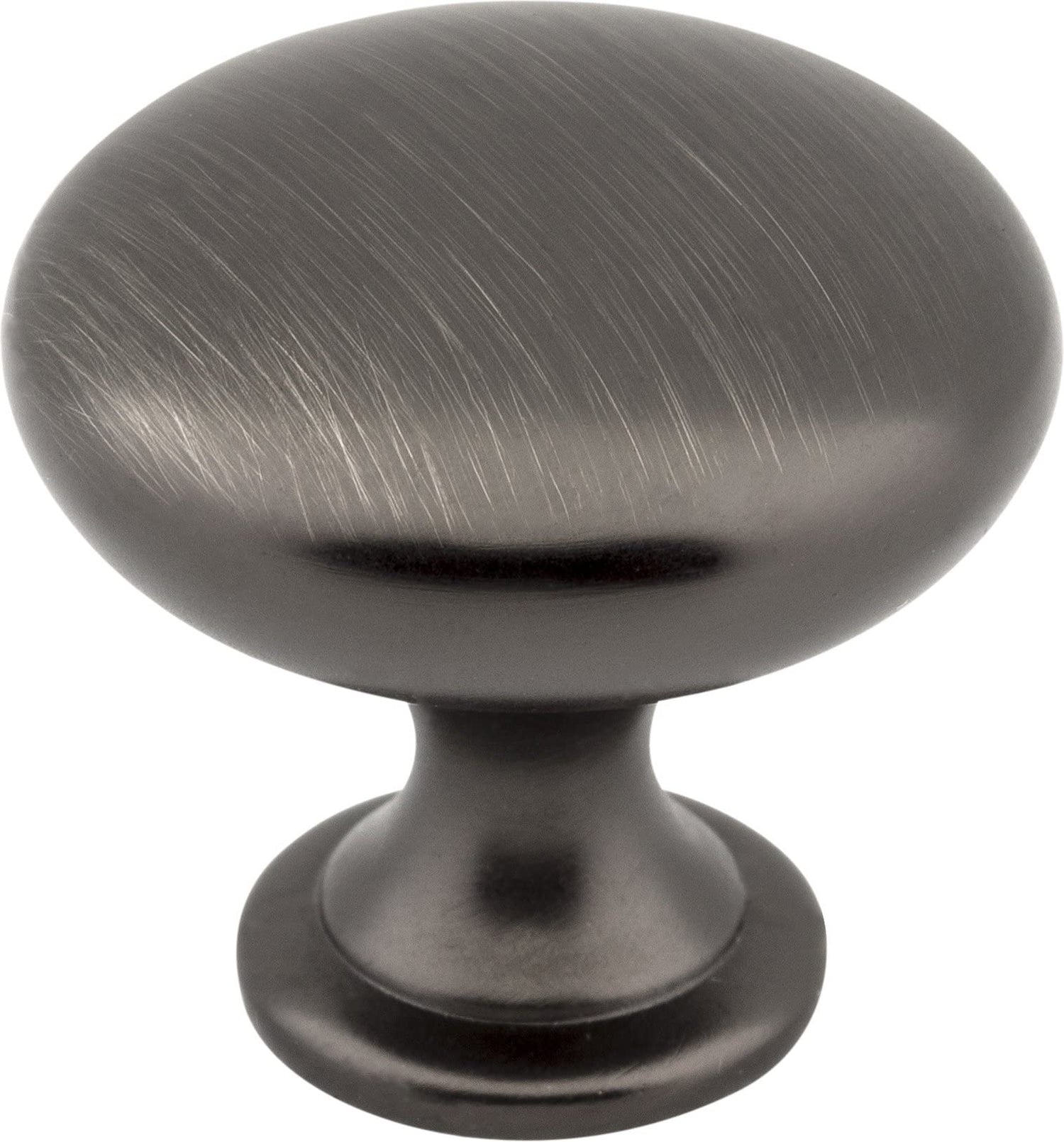 Elements 3910-BN 1-3/16" Diameter Black Nickel Madison Cabinet Mushroom Knob